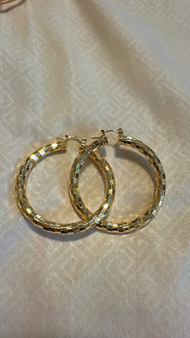 Silver hoops