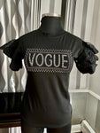 Vogue tee shirt black
