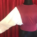 Cranberry glam top