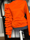Bloom sweatshirt in orange